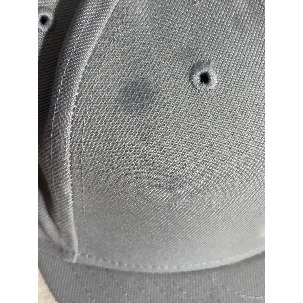 New Era 59FIFTY MLB Basic Los Angeles Dodgers Gray Fitted Cap 7 3/8 - Picture 2 of 7